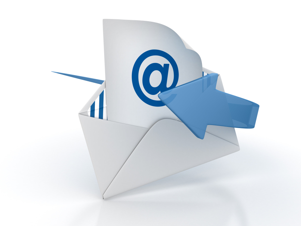 Enveloppe avec symbole arobase